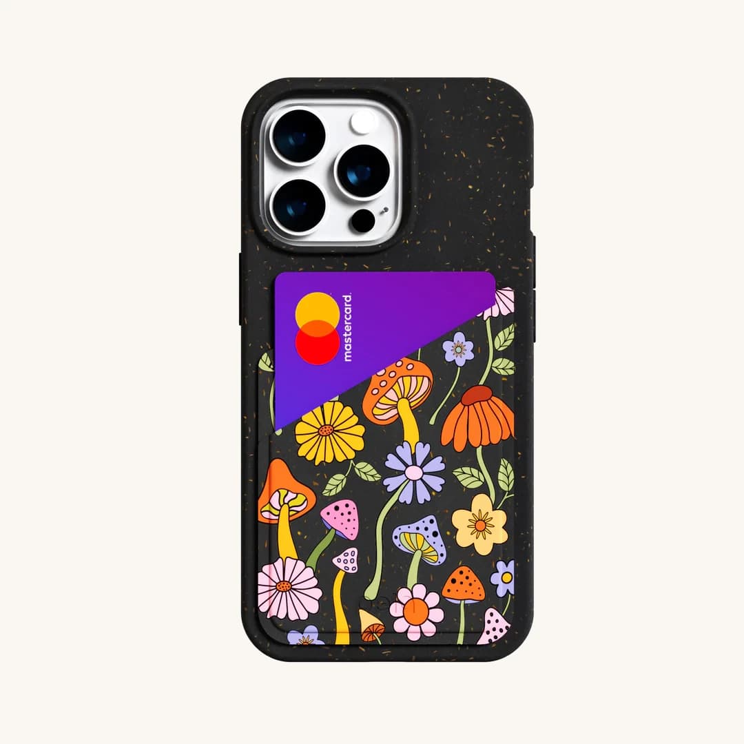 Shrooms Phone Case Card Holder